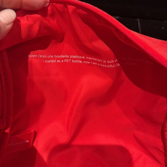 Clarins Red Velvet Holiday Bag - Picture 3 of 6